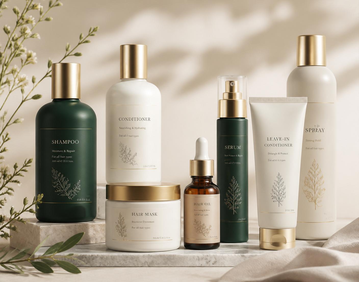 Premium private label hair care collection