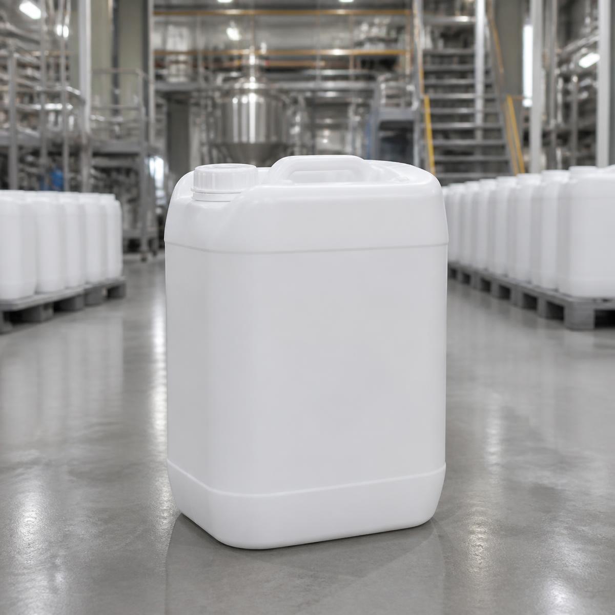 Industrial bulk drum of hair care concentrate for local filling