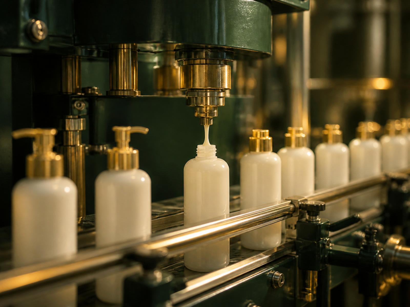 Modern cosmetics production line