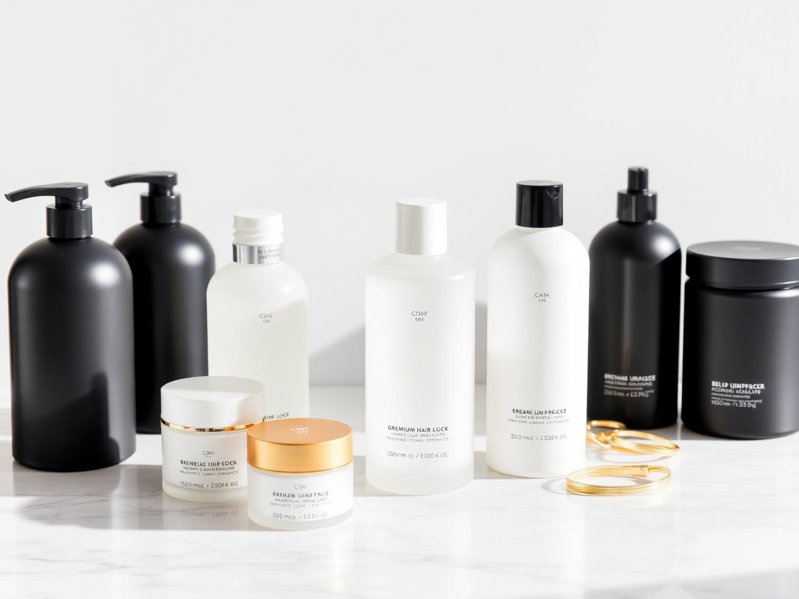 Premium hair care packaging
